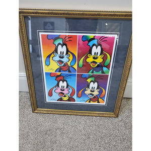 Walt Disney Mickey Donald Duck Goofy Suite Of 4 Giclee Peter Max art serigraph 2